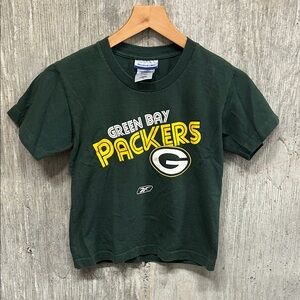Reebok Kids Green Bay Packers Tee Large 7